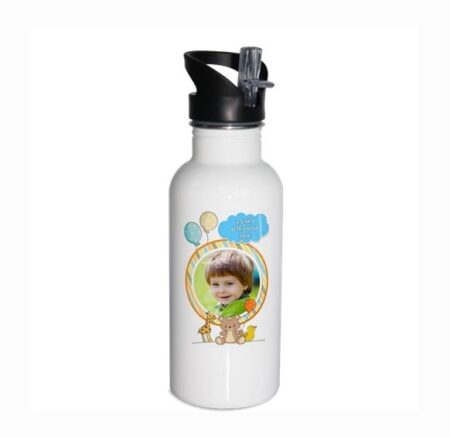 בקבוק נירוסטה עם תמונת הילד במבצע – בקבוקים ממותגים - עיצוב דובי