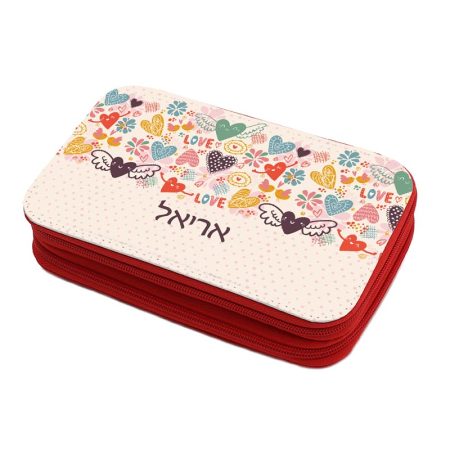 קלמר עם ציוד אהבה