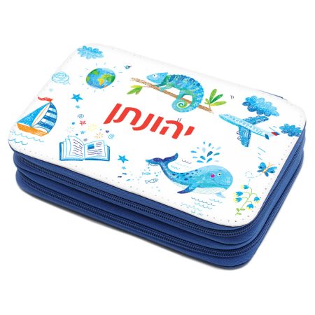 קלמר עם ציוד זיקית