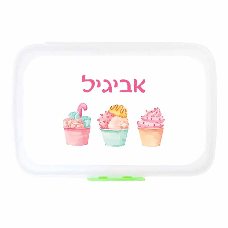 קופסת אוכל מלבנית - מתוקים